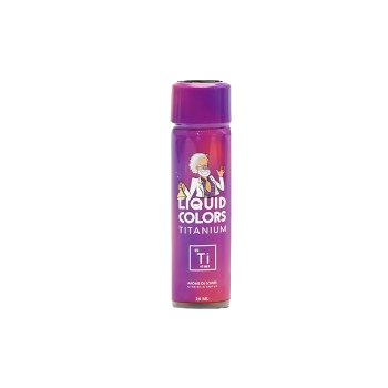 Poppers Liquid Colors Titanium en version long format de 24 ml, à base d'Amyle - Vapoppers - Evreux - Normandie